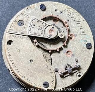 (Movement Only) HWC "Railway" 18S-15J-HGL-Adj. (EA332) #170938 Micrometer Regulator