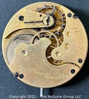 (Complete Movement w/ Dial) Elgin 18S-7J #5,179,457     