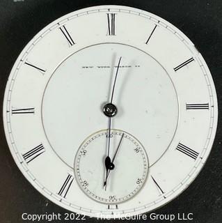 (Movement w/ Dial) NYWC First Year of Production "Springfield" Model, Springfield, Mass. 3/4 Plate 18S-19J-HG1P-A (EA696 Ency. at 121) #978 