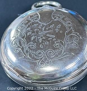 NYWC Theo. E. Studley, 18S-15J-HG3K-U (EA700) #27948 Warranted Sterling Silver Case