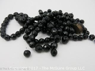 Collection of faceted beads (need restringing) #1415