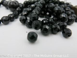 Collection of faceted beads (need restringing) #1415