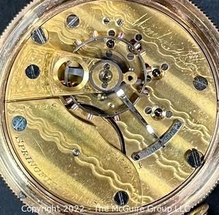 HWC Menlo Park, Springfield Mass. 18S-15J-HG2L-U (EA332) R.O.P. #186049 Custom Dial