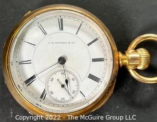 HWC Menlo Park, Springfield Mass. 18S-15J-HG2L-U (EA332) R.O.P. #186049 Custom Dial