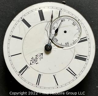 (Movement w/ Dial) HWC J.S. Townsend's Superior, 1554 Wabash Ave. Chicago, Ill. 18S-15J-HN2L-RRG-Adj. Temp. (Ency. at 143) #194461 