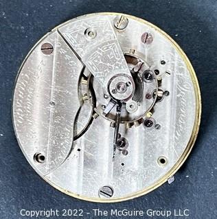 (Movement w/ Dial) HWC J.S. Townsend's Superior, 1554 Wabash Ave. Chicago, Ill. 18S-15J-HN2L-RRG-Adj. Temp. (Ency. at 143) #194461 