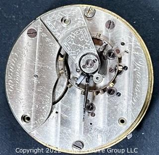 (Movement w/ Dial) HWC J.S. Townsend's Superior, 1554 Wabash Ave. Chicago, Ill. 18S-15J-HN2L-RRG-Adj. Temp. (Ency. at 143) #194461 