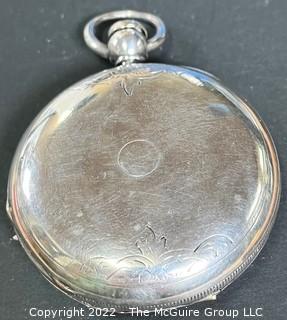 HWC M&J Co. Railroad Watch 18S-11J-HN1K-U (EA 331) #81255 Sterling Silver Case
