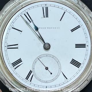 HWC Hampden Watch Co. Model 18S-11J-HG1K-U-"71" (EA331) #70426 Coin Silver Case