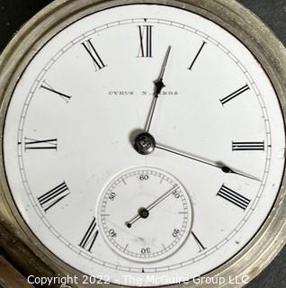 HWC Cyrus N. Gibbs, "Nobscot" So. Framingham, Mass. 18S-11J-HG1K-U (EA331) #l41639 Custom Dial (No crystal)