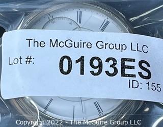 NYWC William Romp 3/4 Plate 1st Year of Production 18S-15J-HG2K-Adj. (King) (EA698) #274 Note: SN is not shown on plate, but is what the watchmaker's inventory indicated