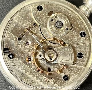 HWC Frank J. Voiral, Fort Wayne, Ind. 18S-11J-ON3L-U “57"
(EA333-R.O.P.) #189644 Rare Arabic Numerals on Dial