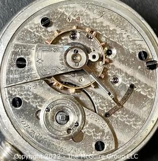 HWC Frank J. Voiral, Fort Wayne, Ind. 18S-11J-ON3L-U “57"
(EA333-R.O.P.) #189644 Rare Arabic Numerals on Dial