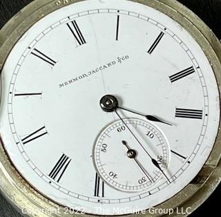 HWC Standard, St. Louis  18S-11J-HGL-U"70" #l9l998 Custom Dial, Nickel/Silver Case