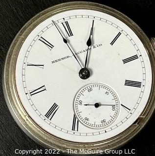 HWC Standard, St. Louis 18S-11J-HGL-U-"70" #251038 Custom Dial and Glass Back Display Case