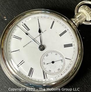 HWC Standard, St. Louis 18S-11J-HGL-U-"70" #251038 Custom Dial and Glass Back Display Case