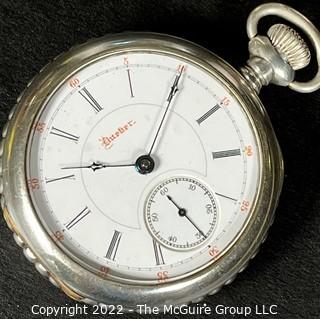 HWC Dueber Movement 18S-15K-HN2L-Adj. (EA-332) #228095 Micrometer Regulator, Custom Dial