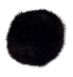 Vintage Black Mink Betmar New York Paris Fur Hat