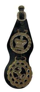 Vintage Horse Brass Strap With Two (2) Medallions.