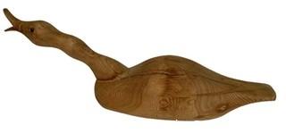 Hand Carved Wooden Mallard Duck Hunting Decoy Ready for Your Decoy Painting Skill was 0046BE