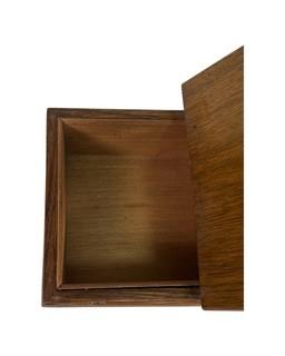 Cigar & Cigarette Wood Humidor with Metal Detailing 