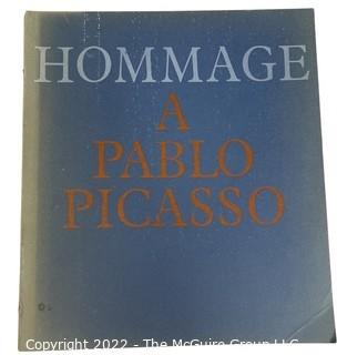 Group of Seven (7) Vintage Hard Cover Historical Books Including Pablo Picasso, Catherine the Great, Hawthorne, Birds Etc