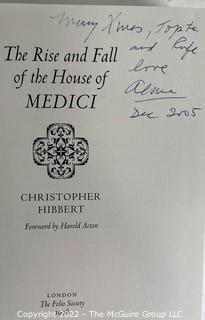 Five (5) Books Published by The Folio Society Including Pepys Diary in Three Volumes, Robert Graves the Golden Fleece and the House of Medici. In Cases. 