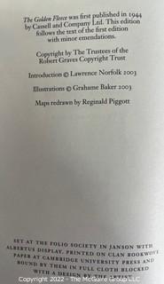 Five (5) Books Published by The Folio Society Including Pepys Diary in Three Volumes, Robert Graves the Golden Fleece and the House of Medici. In Cases. 
