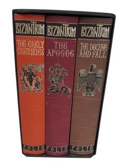 Byzantium, 3 Volumes: The Early Centuries, The Apogee, The Decline and Fall
John Julius Norwich Published by The Folio Society. In case