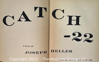 Group of Eleven (11) Vintage Hard Cover Books on Literature Including Catch-22 by Heller, HG Wells, JM Barrie