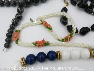 Collection of ladies beaded necklaces #1449