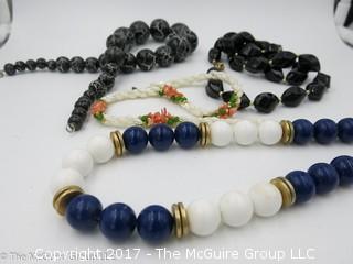 Collection of ladies beaded necklaces #1449