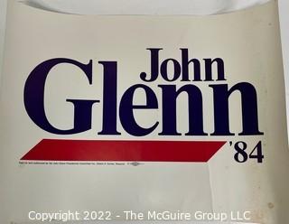 1984 Presidential Campaign Poster For John Glenn.