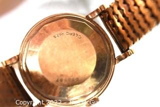 Pre-1970 Vacheron & Constantin Geneva 14kt Yellow Gold Men's Watch and Band. Total Weight 74 grams 