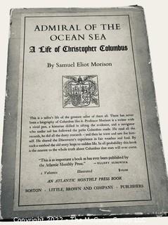 1st Edition Two (2) Volume Slip Cased Set: Admiral of the Ocean Sea -A Life of Christopher Columbus