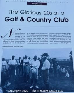 Book: Washington Golf and Country Club - A Century of Tradition 1894-1994 