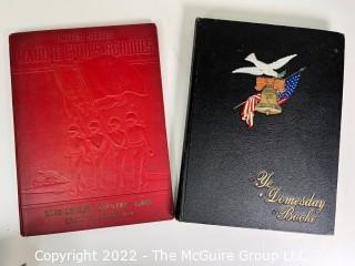 Group of Two (2) Hard Cover Books including The Marine Corps and Georgetown University Annual 