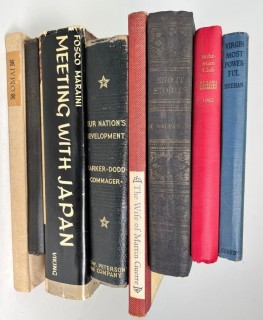 Group of Eight (8) Hard Cover Books Circa 1930's-40's