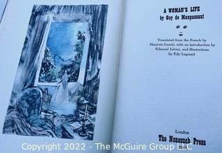 Group of Three (3) Classic Literature Books Includes A Woman's Life, Balzac Droll Stories and Barons of The Potomac and Rappahannock 