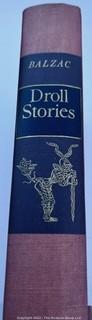 Group of Three (3) Classic Literature Books Includes A Woman's Life, Balzac Droll Stories and Barons of The Potomac and Rappahannock 