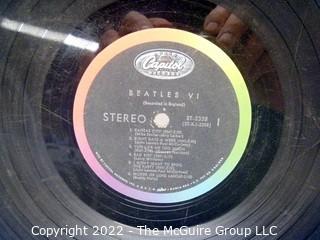 Classic Rock: THE BEATLES -five original records - no covers (record jackets)