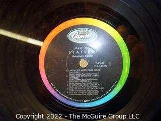 Classic Rock: THE BEATLES -five original records - no covers (record jackets)