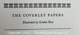 1945 Limited Editions Club of New York: "The Coverly Papers" Illustrated by Gordon Ross Hand Numbered # 425 and Hand Signed by the Illustrator. was 1104RO