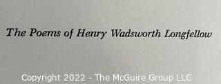1944 Limited Editions Club of New York: "The Poems of Longfellow" Illustrated with Wood Engravings by Boyd Hanna. Hand Numbered # 425 and Hand Signed by the Illustrator. was 1101RO