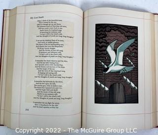 1944 Limited Editions Club of New York: "The Poems of Longfellow" Illustrated with Wood Engravings by Boyd Hanna. Hand Numbered # 425 and Hand Signed by the Illustrator. was 1101RO