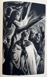 1943 Limited Editions Club of New York: "The Praise of Folly" by Desiderius Erasmus. Illustrated with Original Mezzotints by Lynd Ward. Hand Numbered # 425 and Hand Signed by the Illustrator.