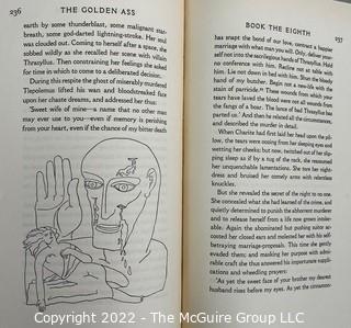 1932 Limited Editions Club of New York: "The Golden Ass" by Apuleius. Illustrated by Percival Goodman. Leather. Hand Numbered # 1253 and Hand Signed by the Illustrator.