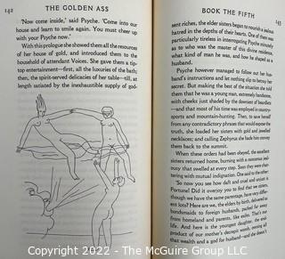 1932 Limited Editions Club of New York: "The Golden Ass" by Apuleius. Illustrated by Percival Goodman. Leather. Hand Numbered # 1253 and Hand Signed by the Illustrator.