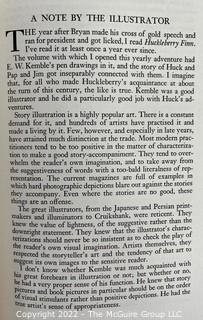 1942 Limited Editions Club of New York: "Adventures of Huckleberry Finn" illustrated by Thomas Hart Benton. Numbered #425 and signed by the illustrator.
