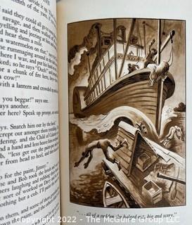 1942 Limited Editions Club of New York: "Adventures of Huckleberry Finn" illustrated by Thomas Hart Benton. Numbered #425 and signed by the illustrator.